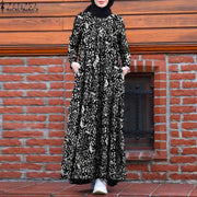 Bohemian Vintage Printed Maxi Dress